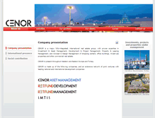 Tablet Screenshot of cenorgroup.com